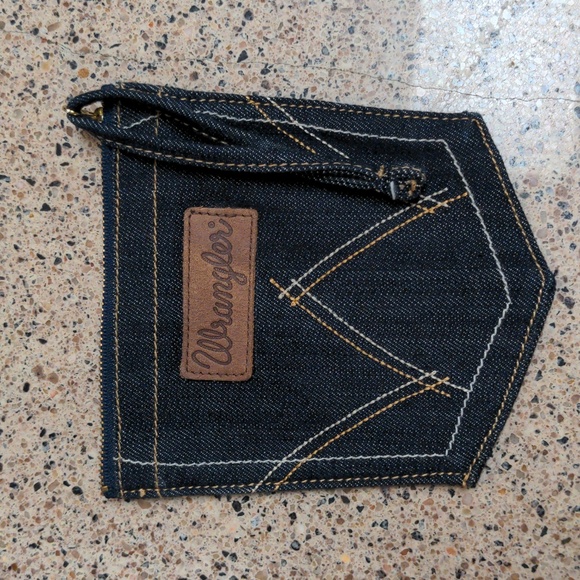 WRANGLER Zippered Coin Purse/Denim Pocket - Picture 9 of 12
